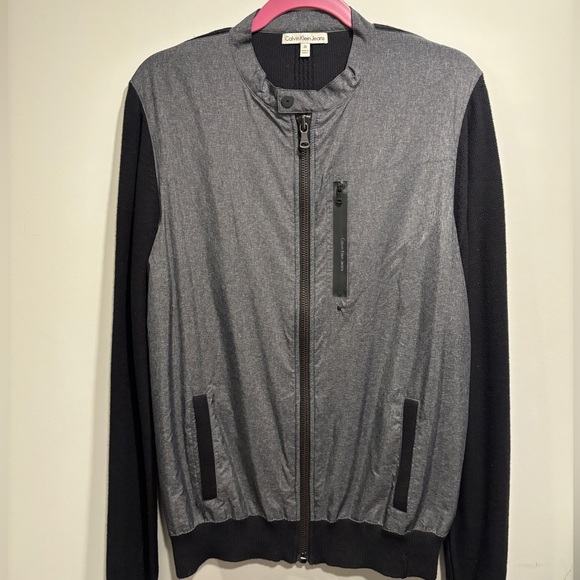 Calvin Klein Men’s Sweater Sleeve Jacket - Picture 8 of 10
